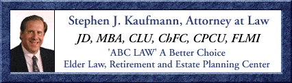 Stephen Kaufmann, Elder Law Attorney